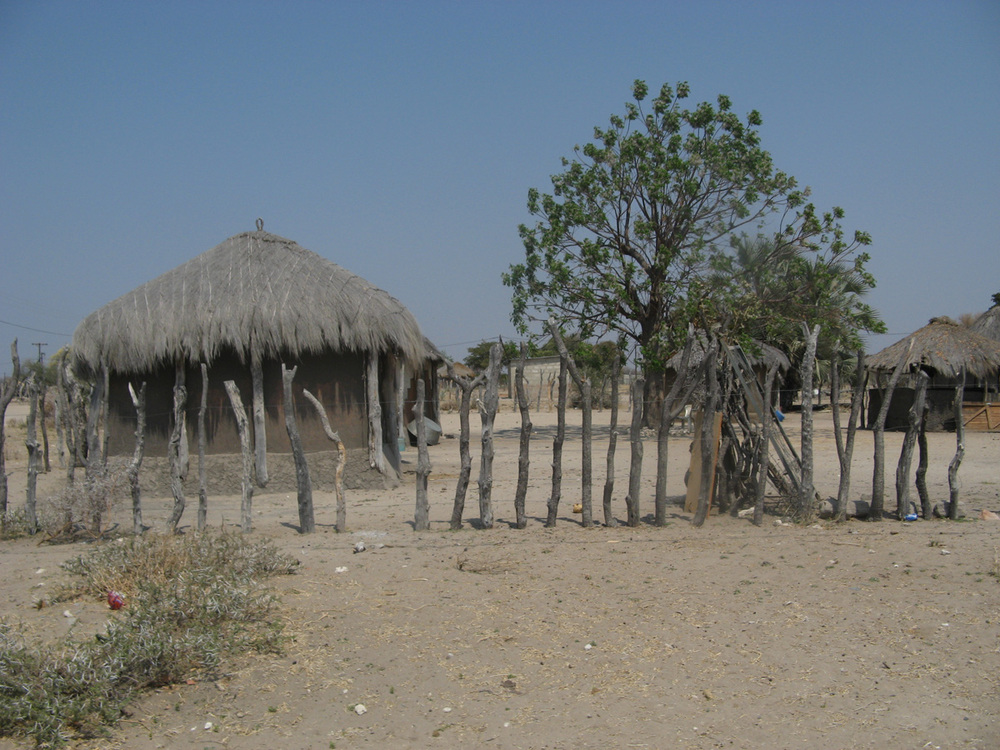Ботсвана, Изглед от селцето Мматшумо
